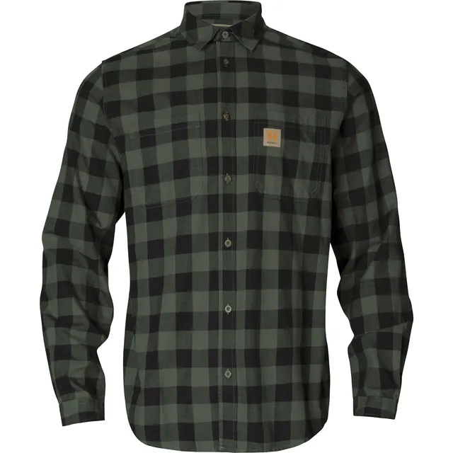 Härkila Scandinavian Camicia Caccia Green Check Traspirante