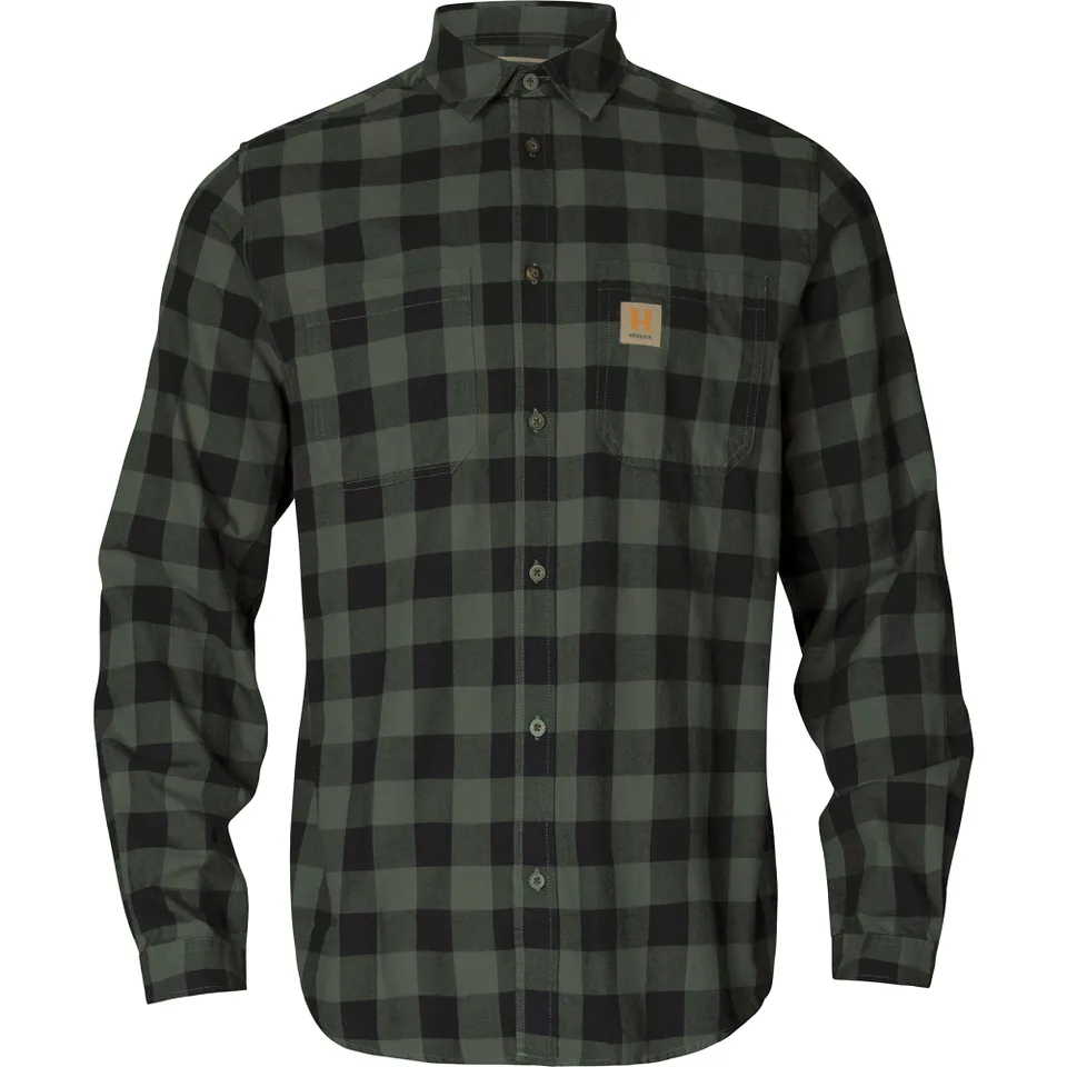 Härkila Scandinavian Camicia Caccia Green Check Traspirante