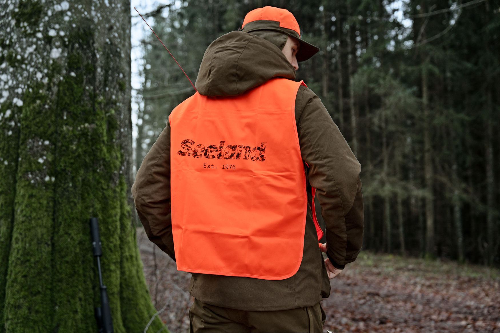 Seeland Safety Vest Orange Blaze gilet caccia alta visibilità