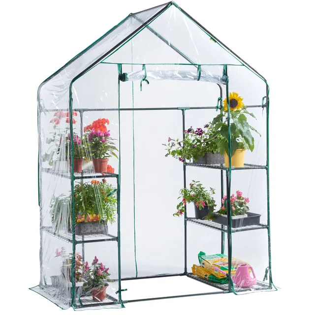 VonHaus Serra compatta 6 ripiani 193x143x73 cm PVC
