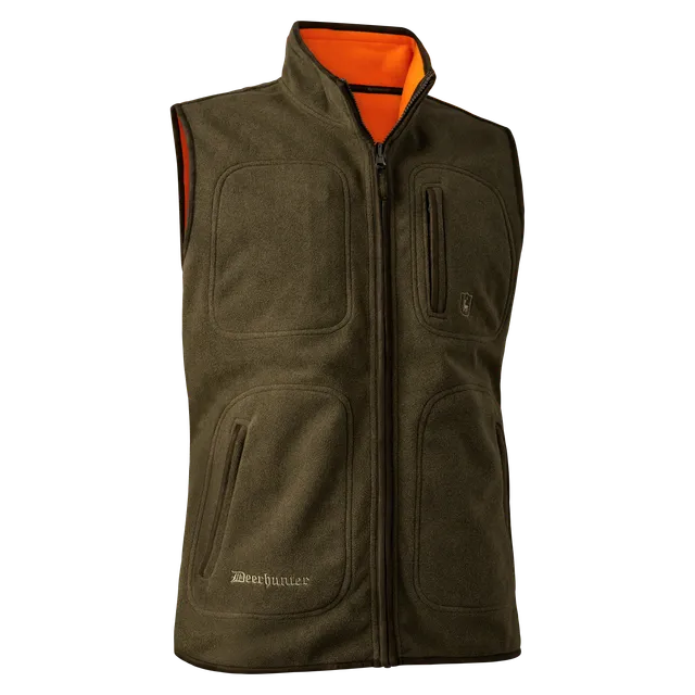 Deerhunter Gamekeeper gilet pile reversibile alta visibilità