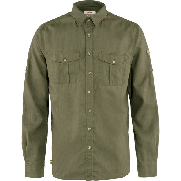 Fjällräven Övik Travel Shirt LS Camicia Uomo M leggera