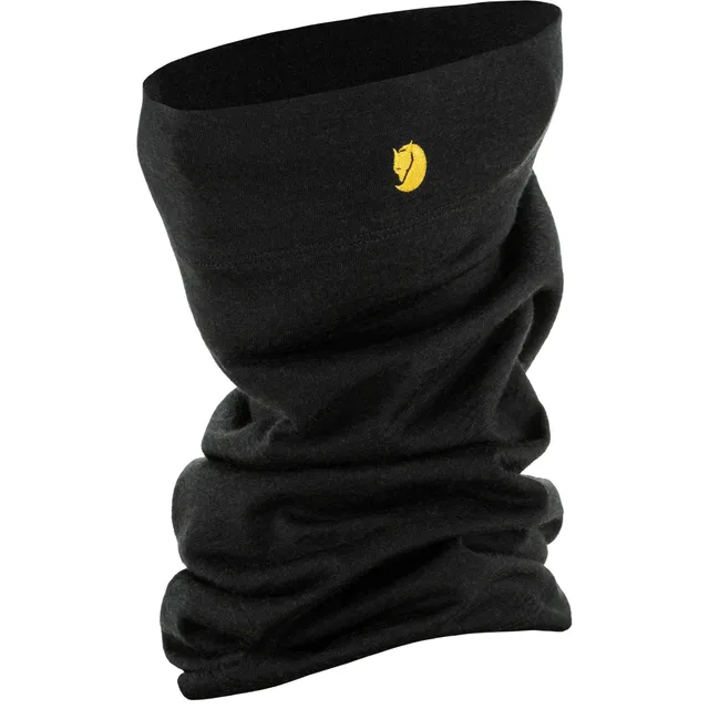 Fjällräven Bergtagen scaldacollo merino Nero termico