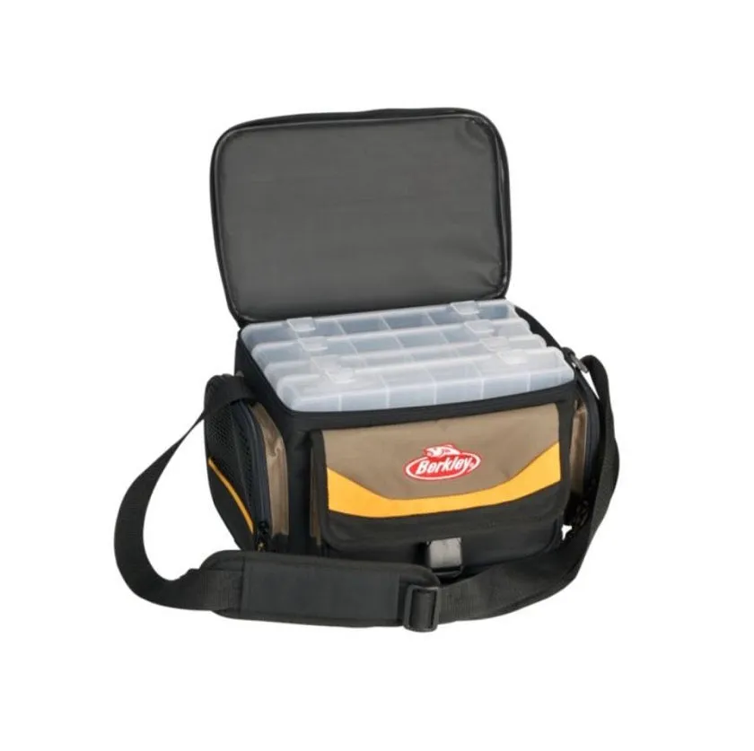 Berkley Bag borsa pesca con 4 scatole