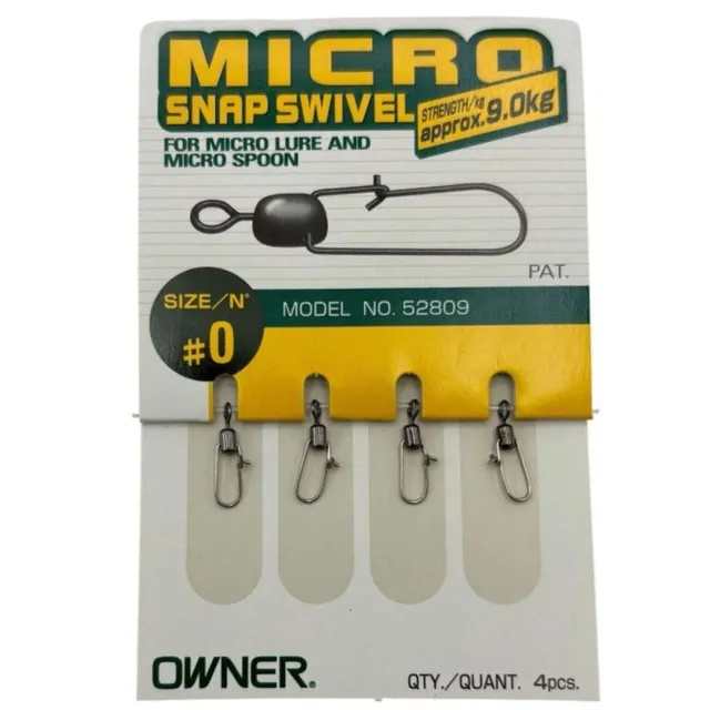 Owner Micro Snap girella moschettone Str. 0 9 kg
