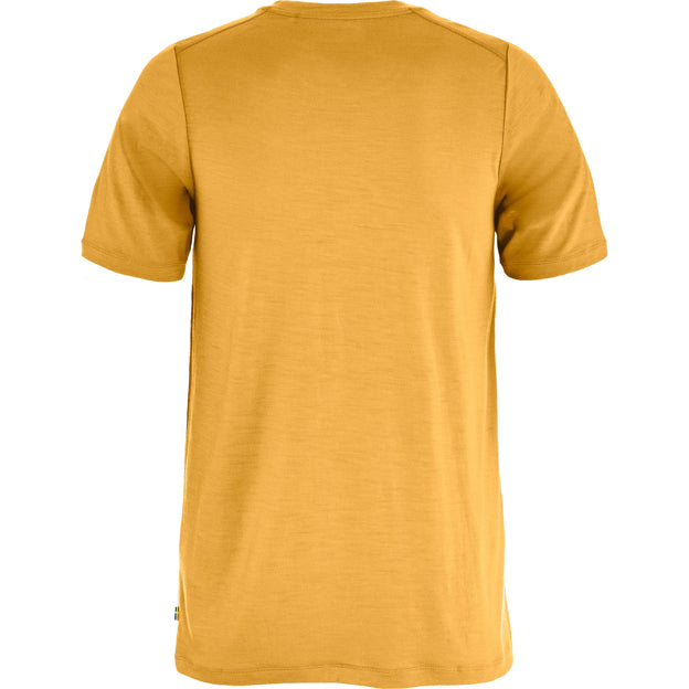 Fjällräven Abisko Wool Classic SS T-shirt uomo ocra M