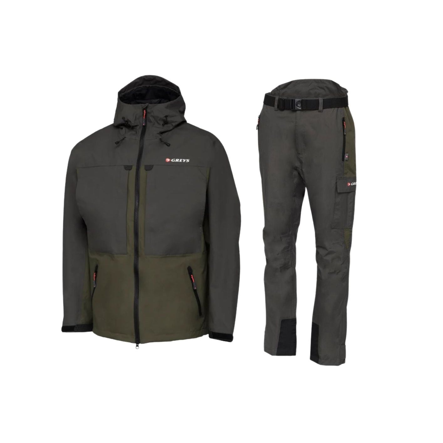 Greys Fin completo pesca giacca pantaloni impermeabile