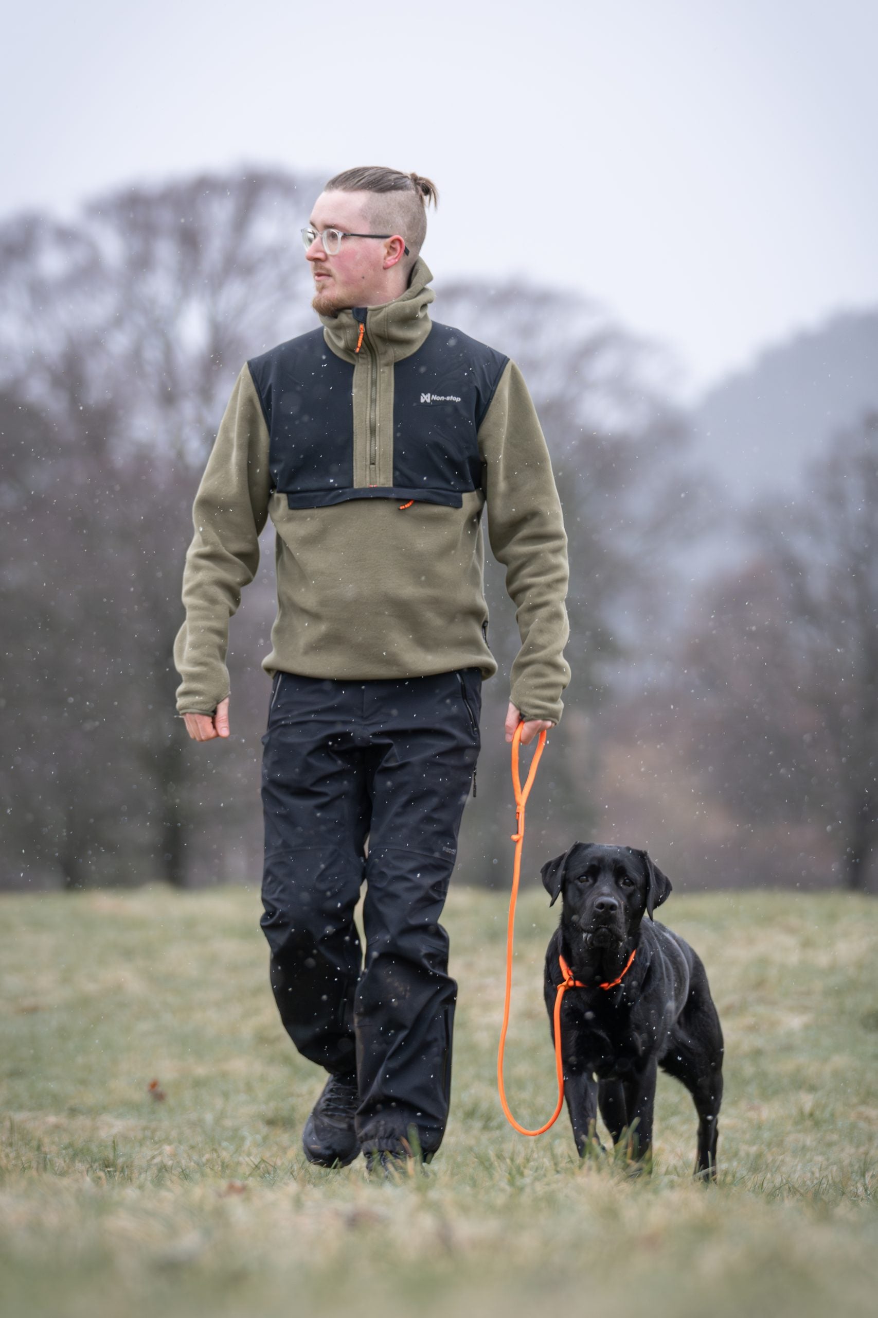 Non-Stop Retriever guinzaglio arancione 1,6 m 8 mm