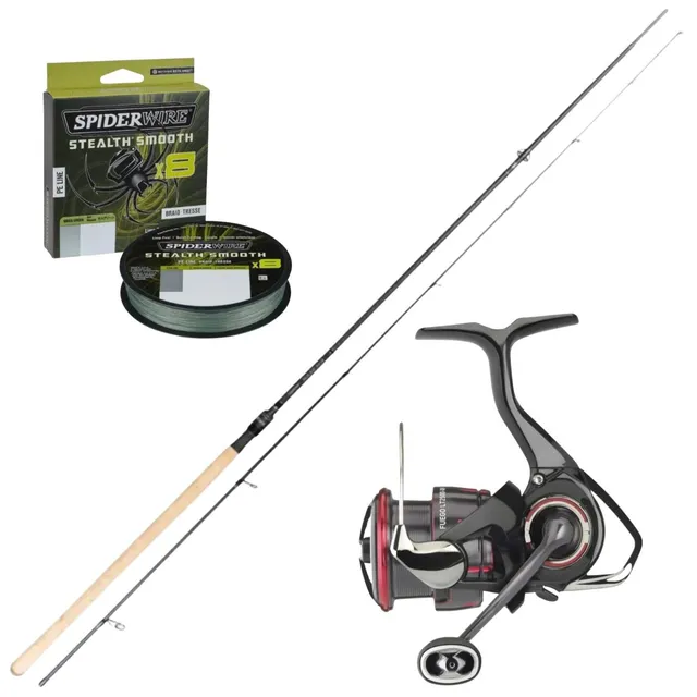 Daiwa Exceler Seatrout set pesca spinning 9' 5-25g Fuego LT