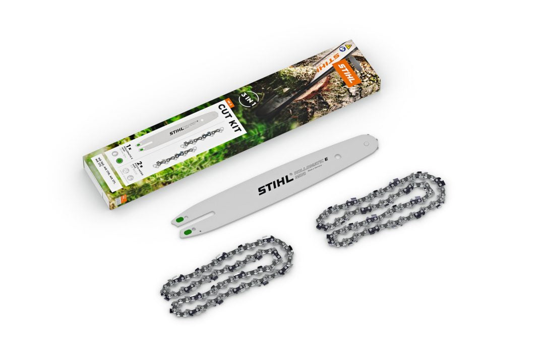 Stihl kit barra 30 cm 3/8" 1,1 mm con 2 catene