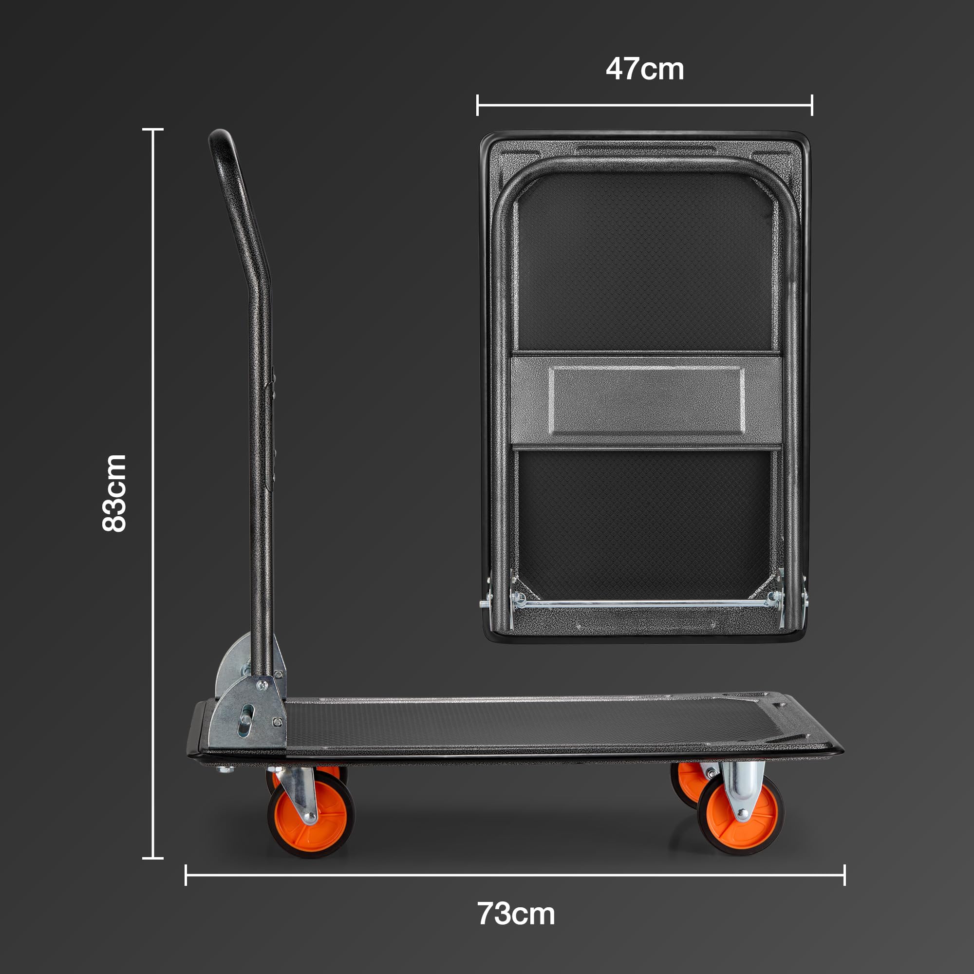 VonHaus Carrello Piattaforma 150 kg trasporto