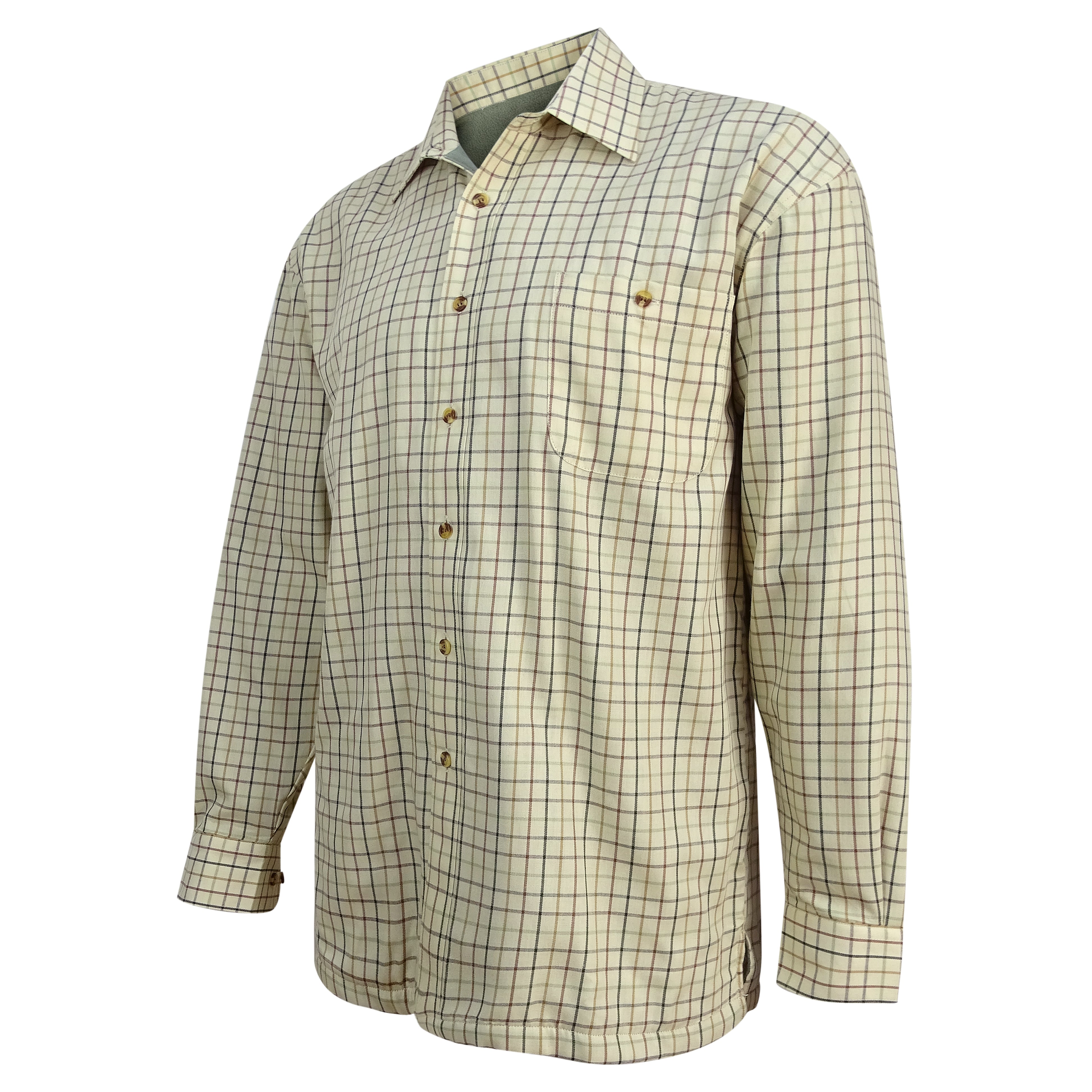 Birch Micro-Fleece camicia Olive Tan in pile