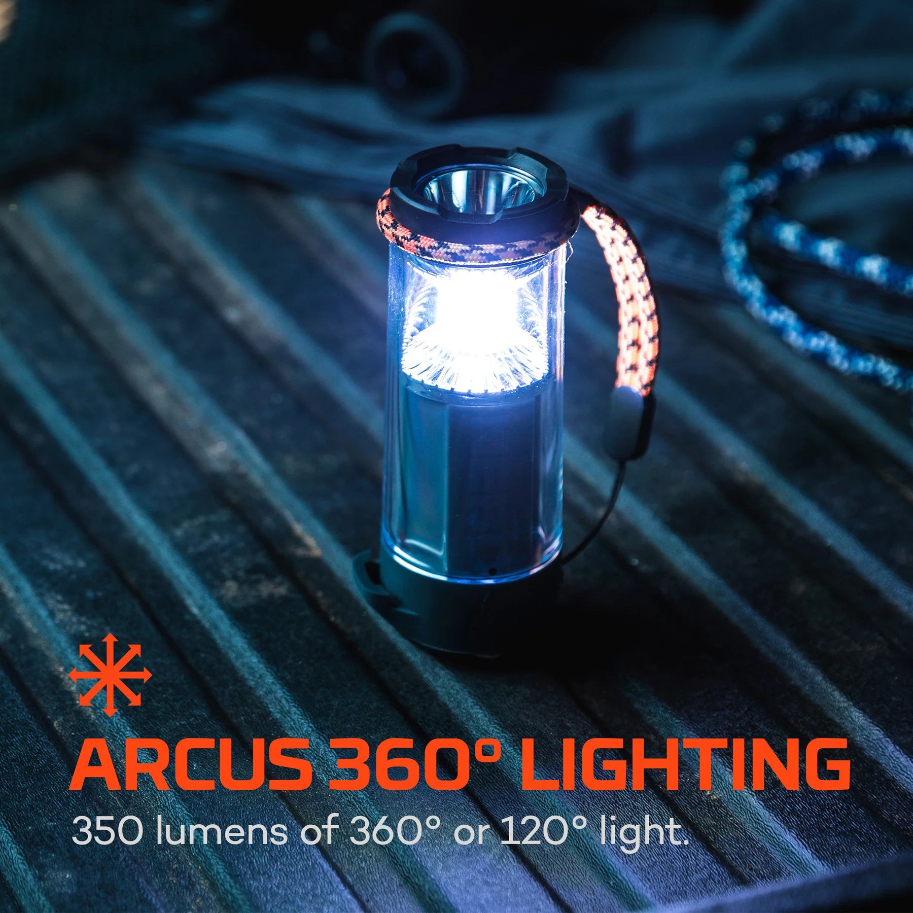 NEBO Galileo Tempest 350 lanterna 350 lumen luce rossa