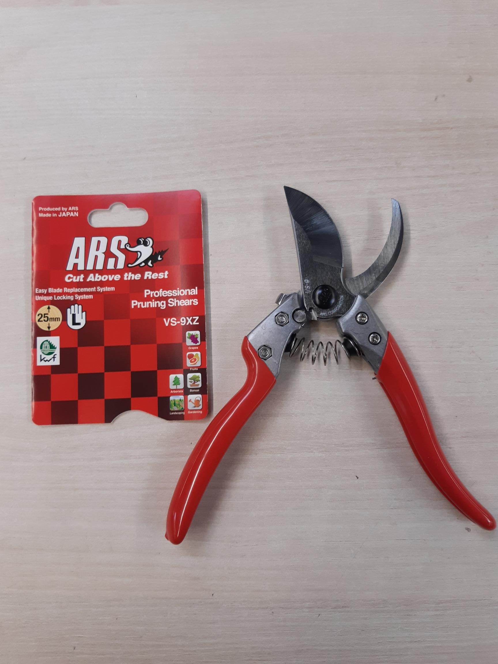 ARS VS-9XZ Forbici Potatura 25 mm Mano Grande
