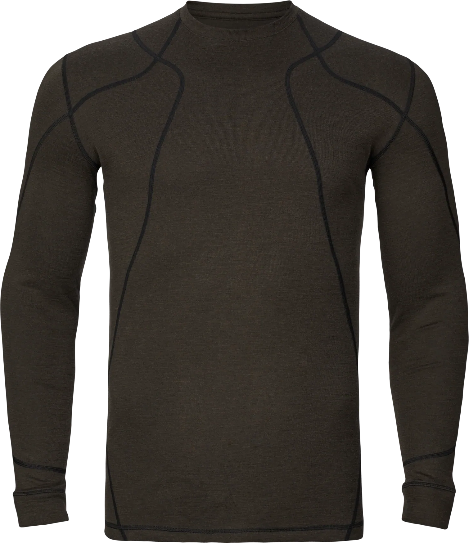 Härkila Aspire Base Layer completo termico merino Shadow Brown