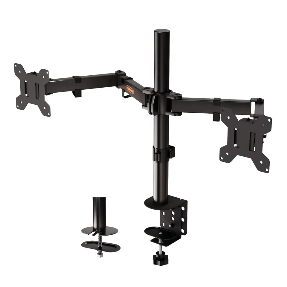 VonHaus Braccio Doppio Monitor 13-27" VESA Nero