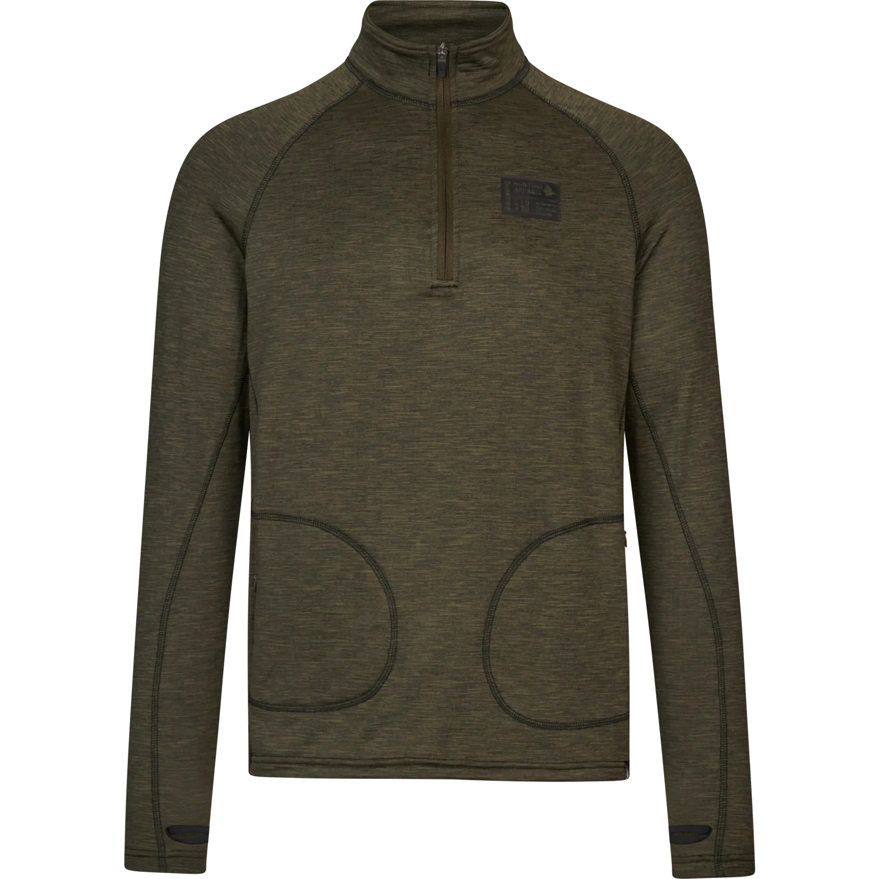 Seeland Peak felpa half zip verde L traspirante
