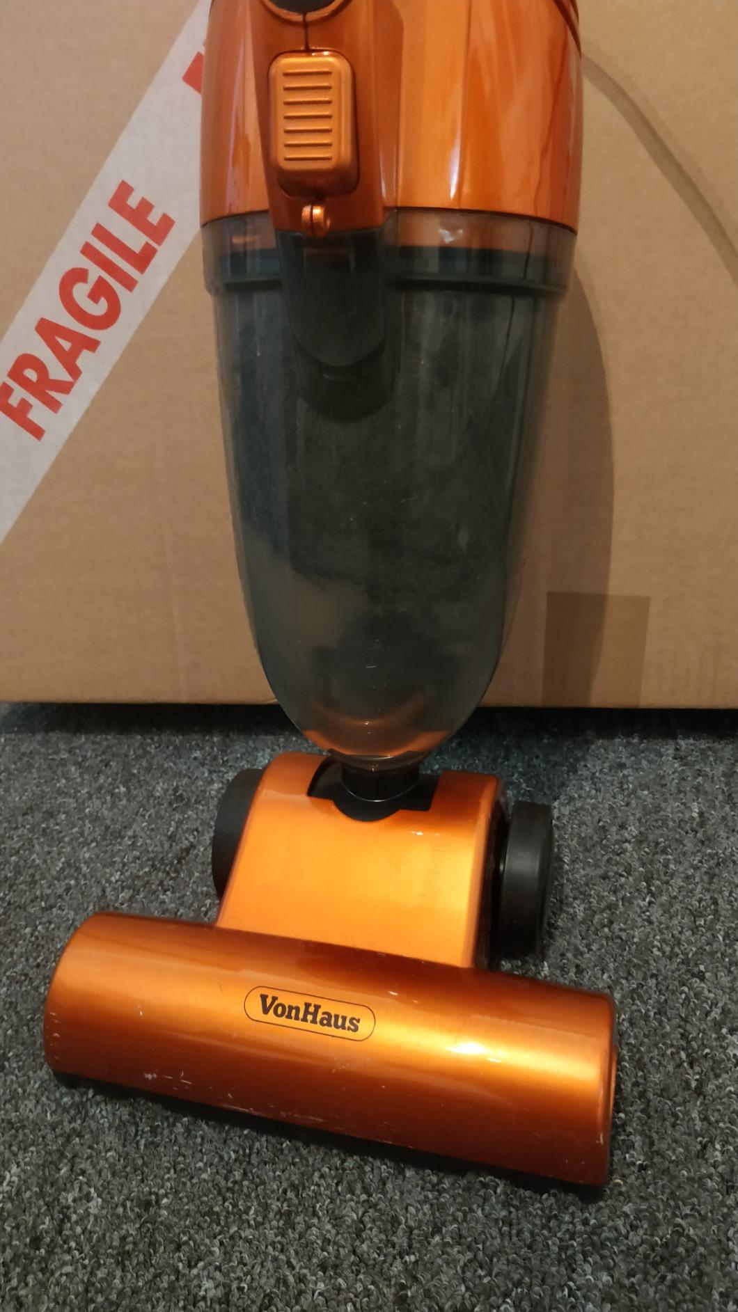 VonHaus Aspirapolvere Verticale 1000W 2 in 1 HEPA 1,3 L Senza Sacco