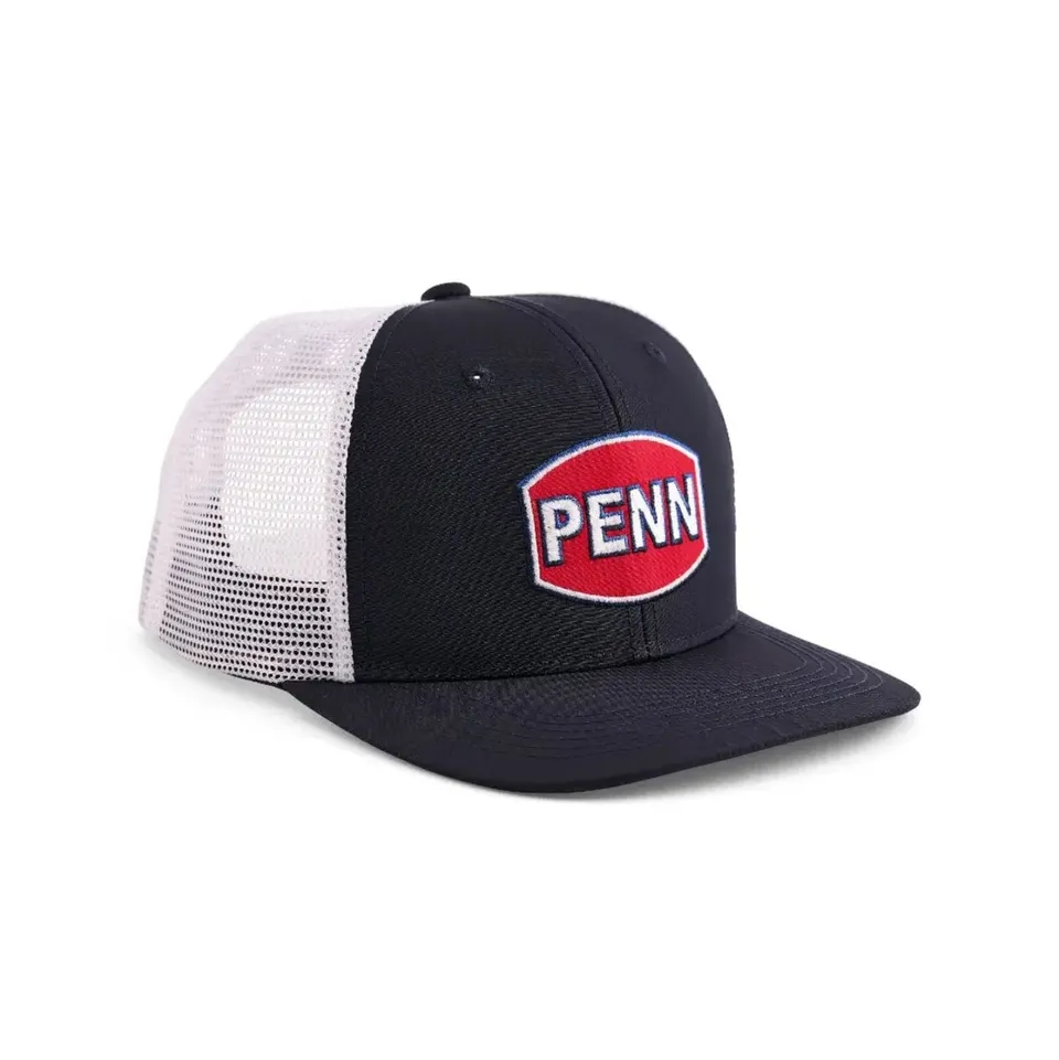 Penn Performance Trucker cappellino da pesca Navy White snapback