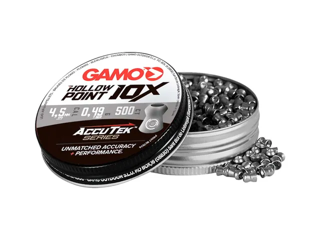 Gamo AccuTek Hollow Point piombini 4,5 mm 500 pz