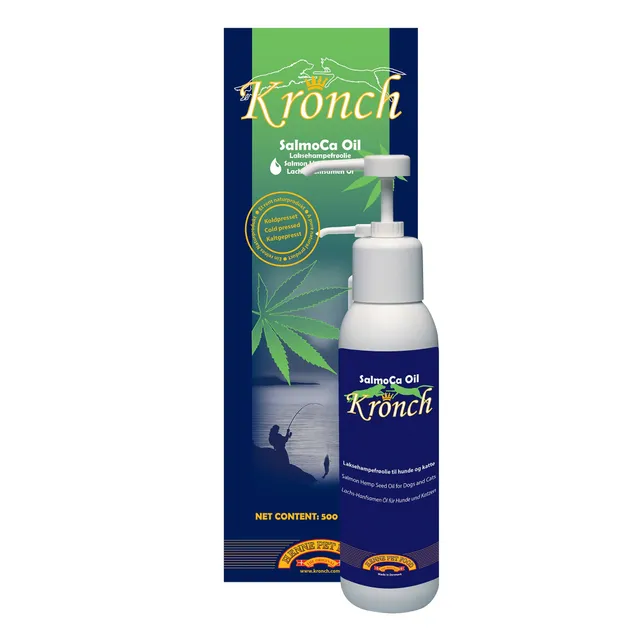 Kronch SalmoCa olio salmone cane e gatto omega