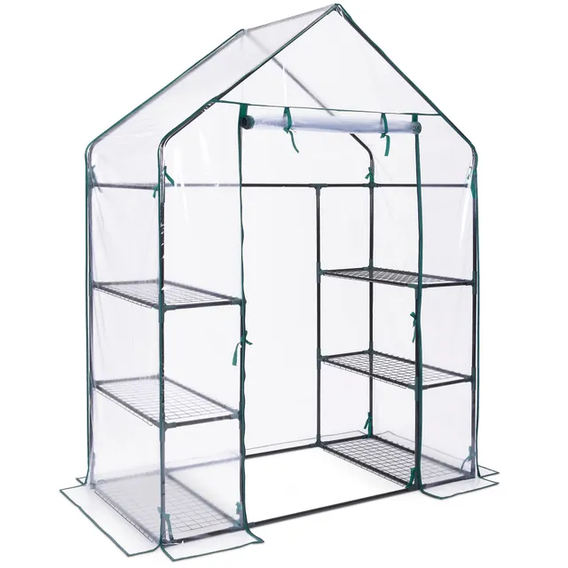 Vonhaus Copertura Serra PVC Ricambio 195x143x73 6 Ripiani