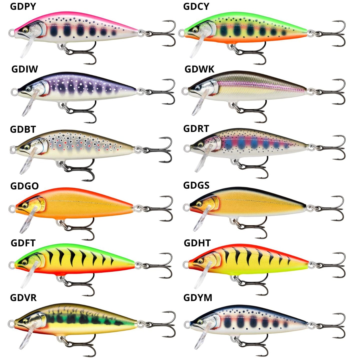 Rapala CountDown Elite wobbler 5,5 cm GDYM