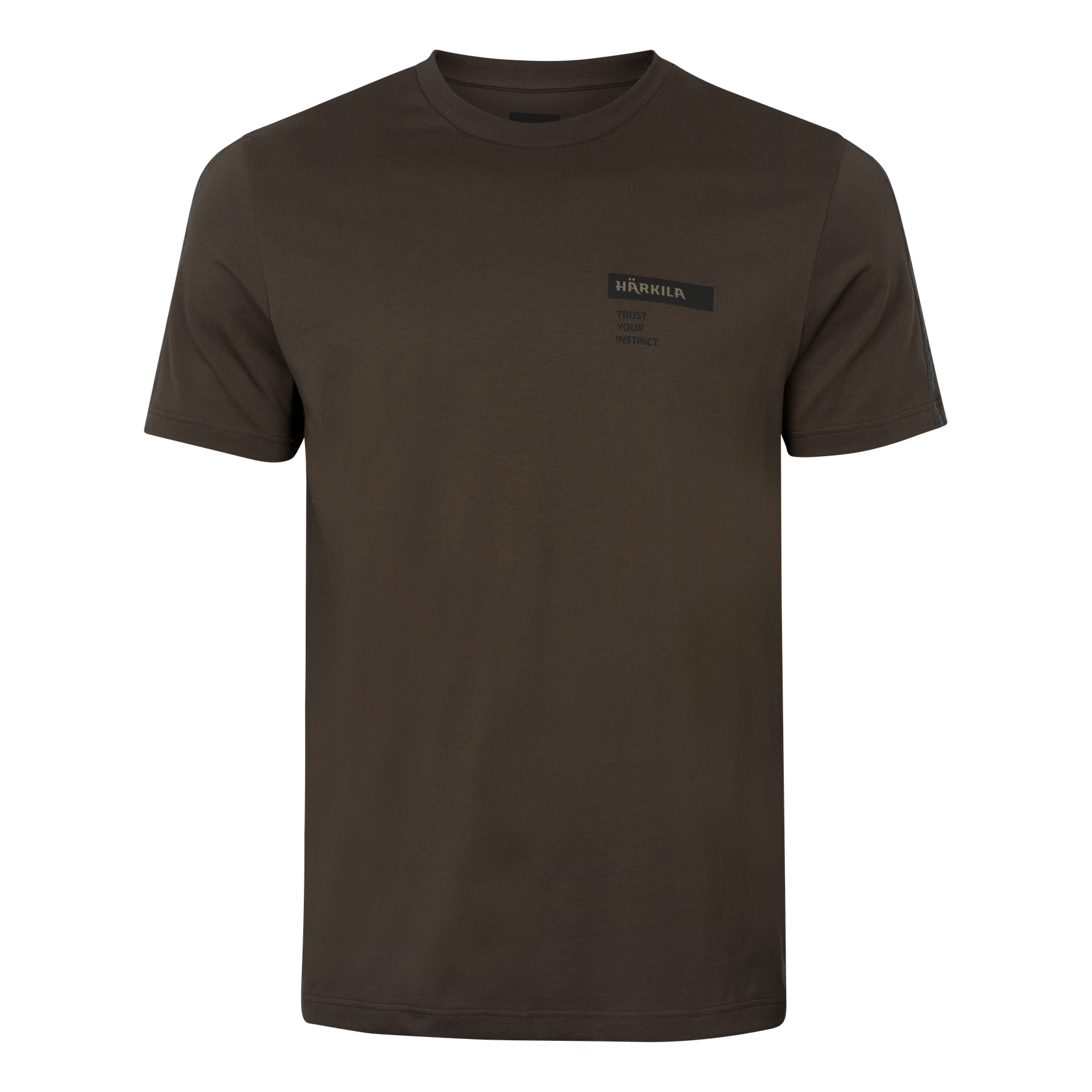 Härkila Logo Brand S/S t-shirt maglietta shadow brown