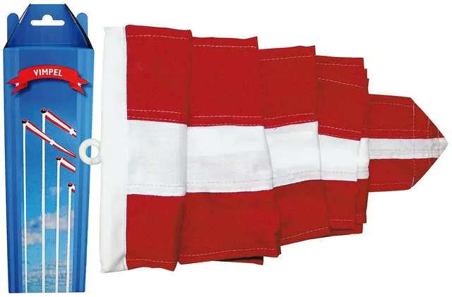 Dannebrog gagliardetto 24x500 cm per palo 10 m