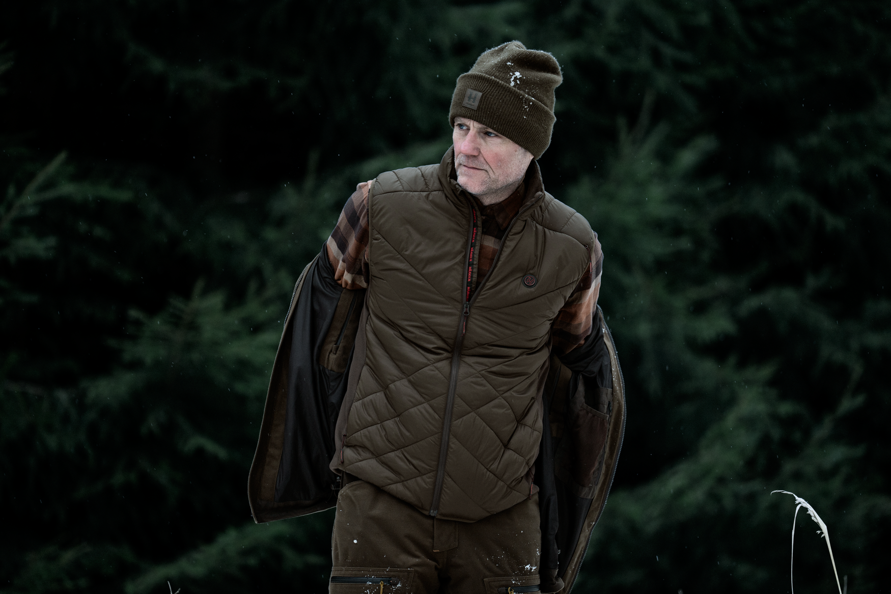 Härkila Heat Insulated gilet riscaldato uomo verde L