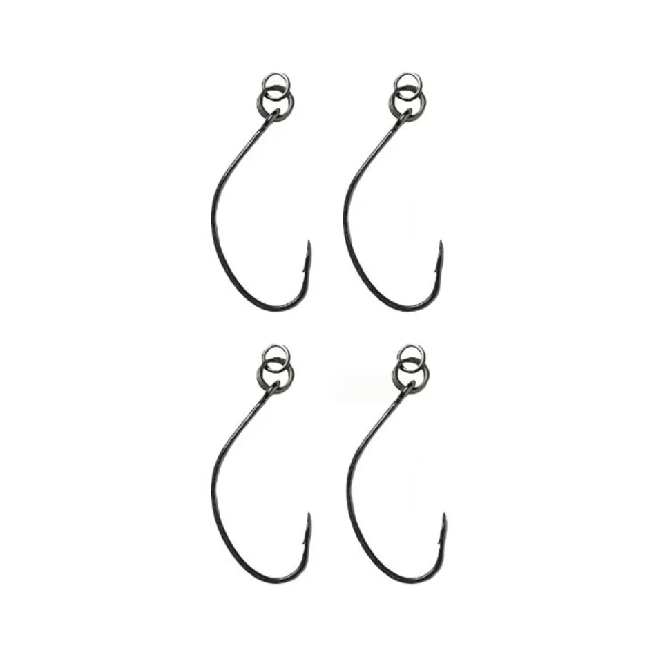 Savage Gear Ring Rigged ami singoli 8 pz per trota di mare