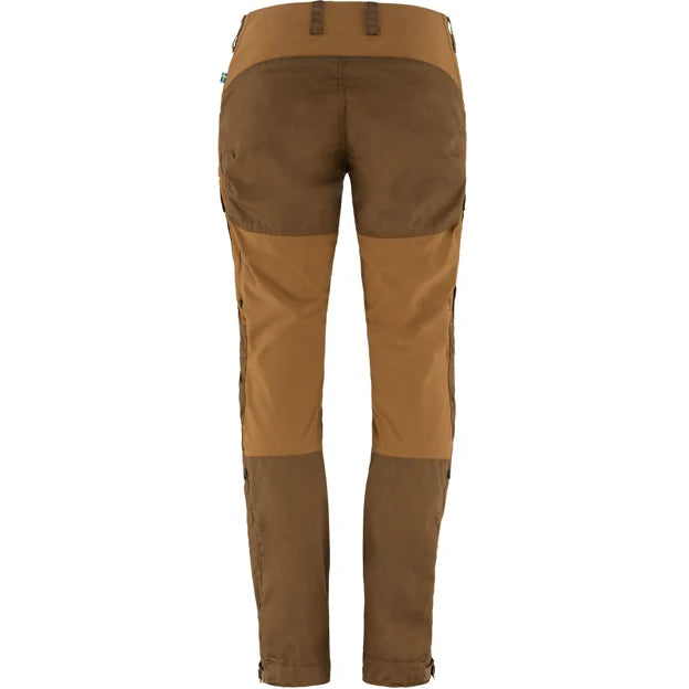 Fjällräven Keb Trousers Curved W pantaloni donna Timber Brown G-1000