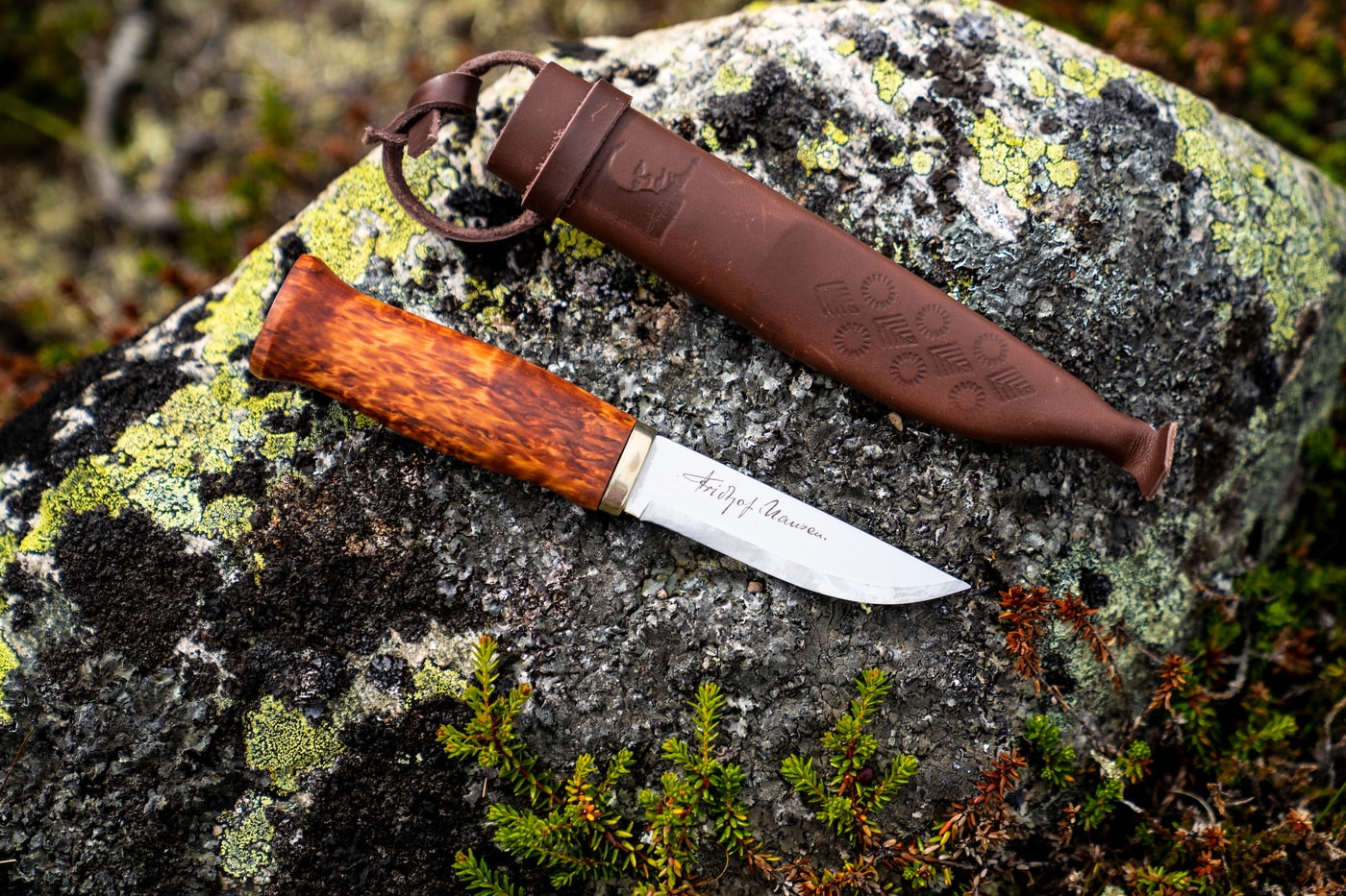 Brusletto Nansen Coltello Outdoor Lama Inox Manico Ergonomico
