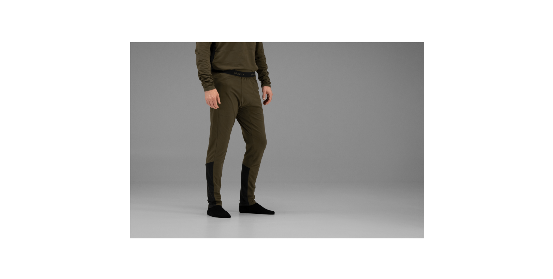 Härkila Heat Long Johns pantaloni riscaldati willow green