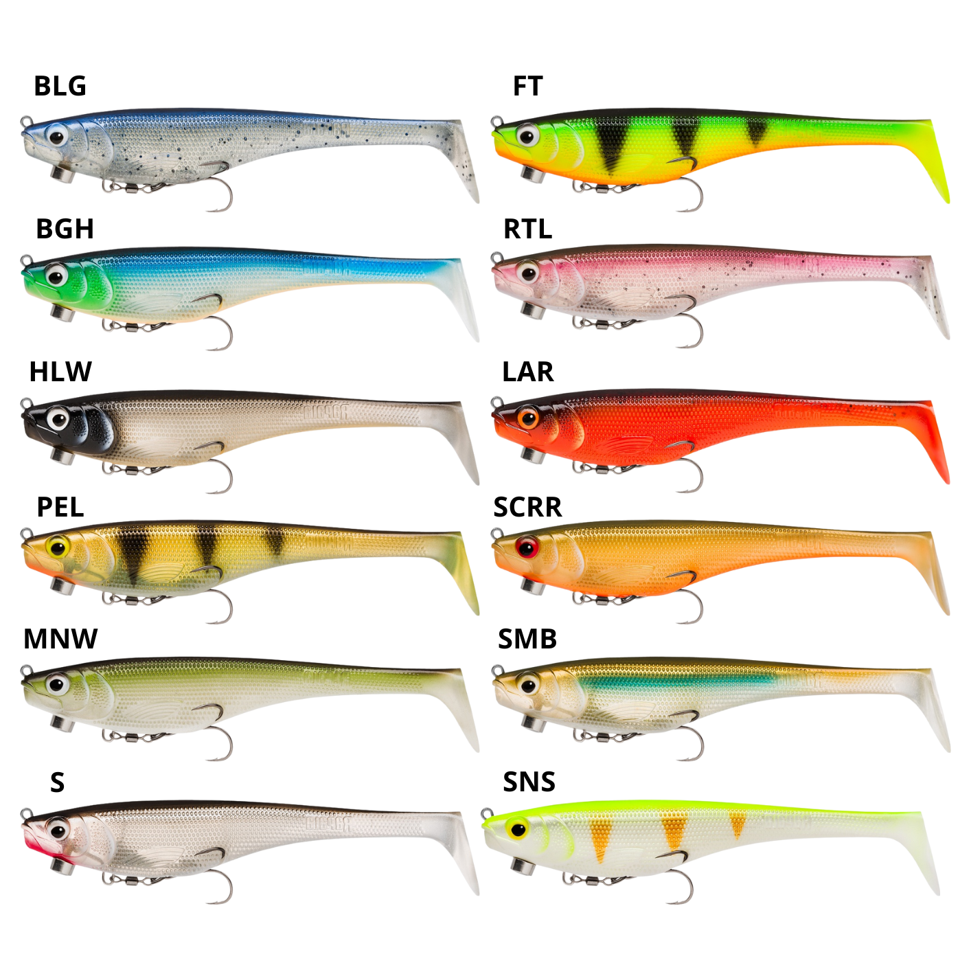 Rapala Soft Peto Prerigged 18 cm esca silicone 60 g luccio