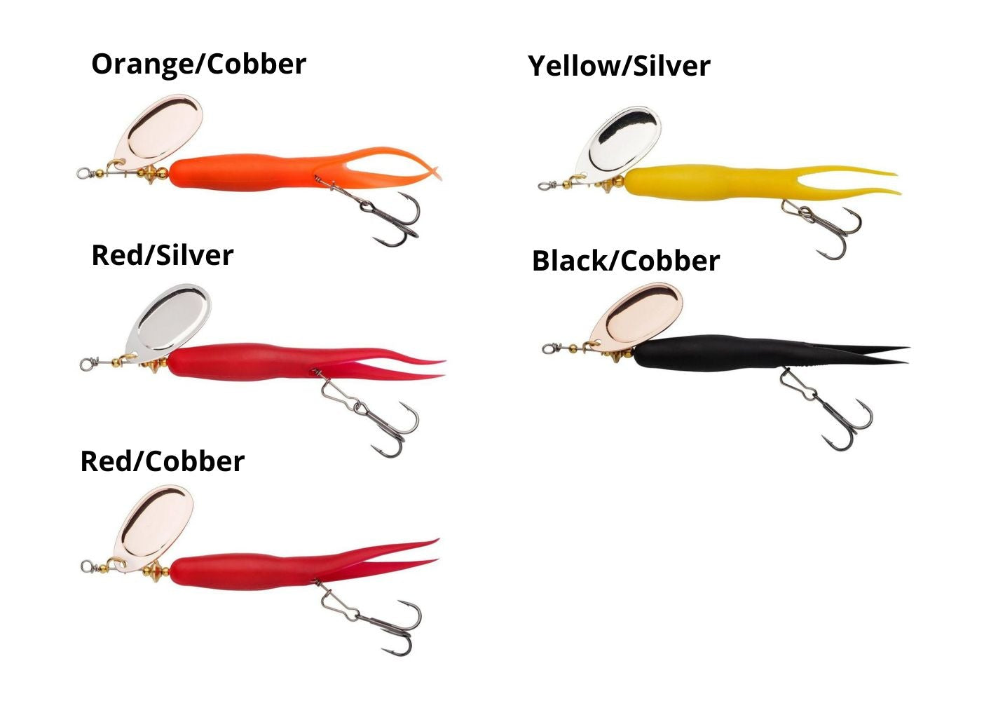 Abu Garcia Salmon Seeker cucchiaino 20g Red Silver