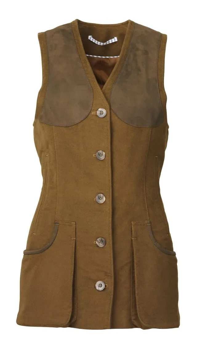 Laksen Lady Broadland gilet caccia donna moleskin