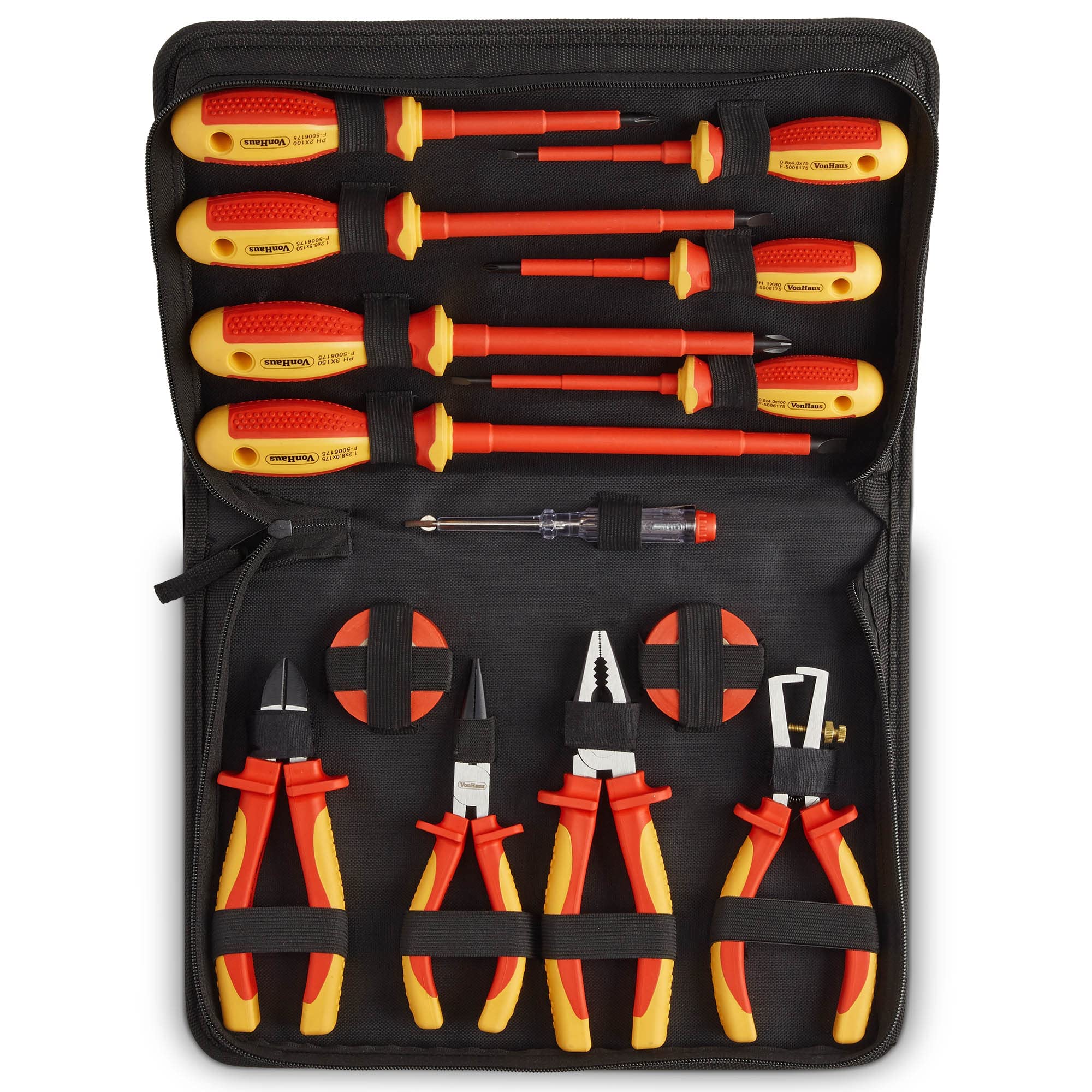 VonHaus Set Utensili Isolati VDE 15 Pezzi 1000V