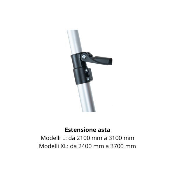 E-4800 abbacchiatore elettrico olive asta 2100-3100 mm