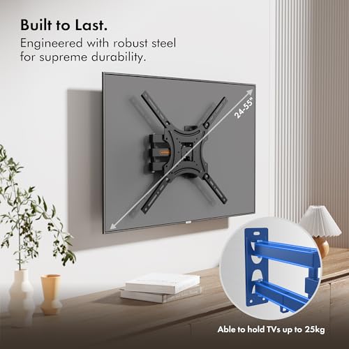 VonHaus Supporto Parete TV 23-55 Pollici 35 Kg Inclinabile