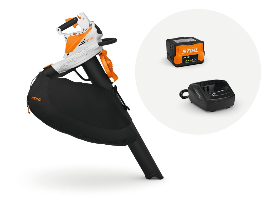 Stihl SHA 56 soffiatore aspiratore a batteria kit AK 20