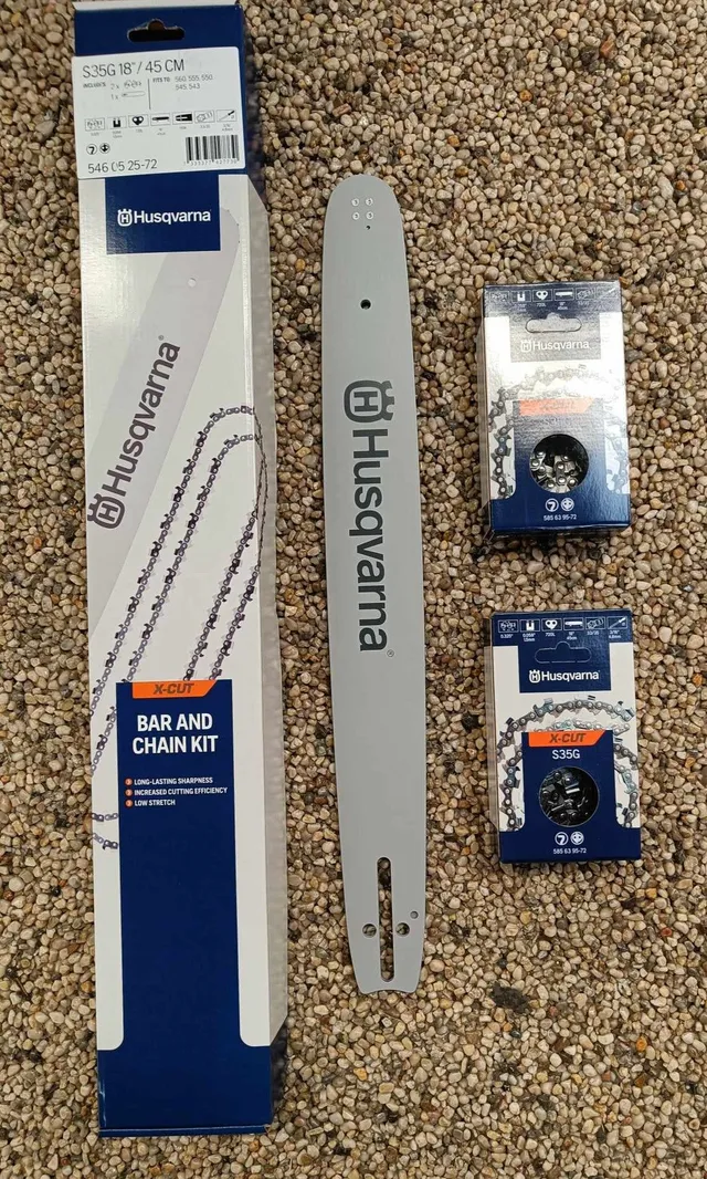 Husqvarna Barra e catene 18" .325 1,5 mm pacco 3pz