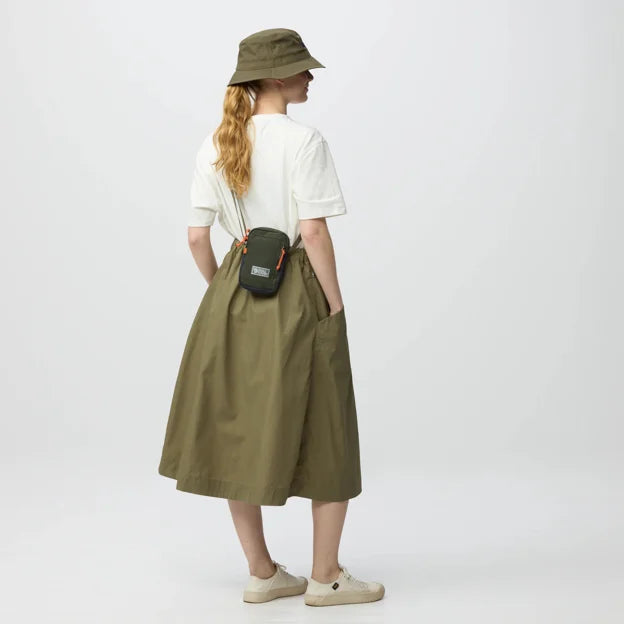 Fjällräven Vardag Pocket Small borsa tracolla Green-Clay riciclata