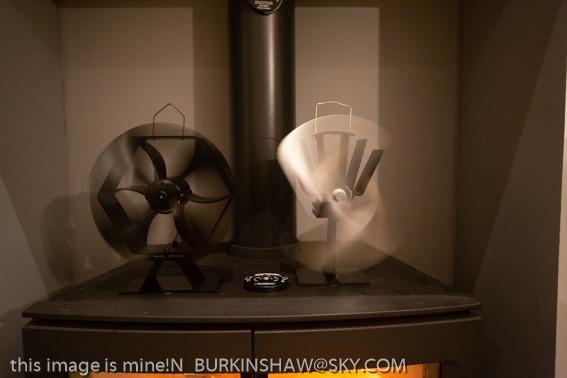 Vonhaus Ventilatore per Stufa XL 4 Pale Termoelettrico