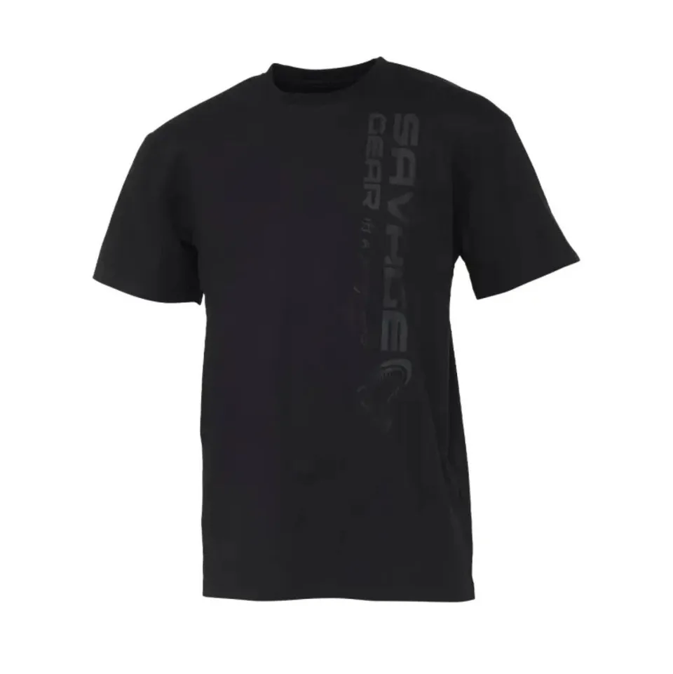 Savage Gear Vertical Logo t-shirt cotone pesca