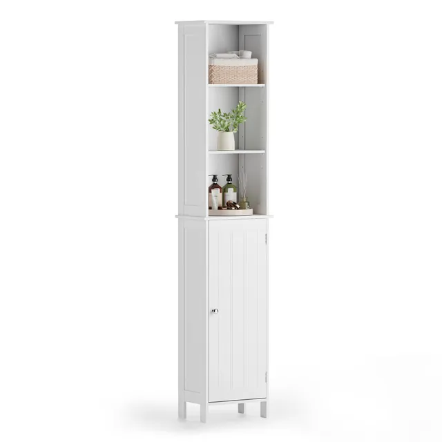 VonHaus Armadietto Colonna Bagno Bianco 165 cm