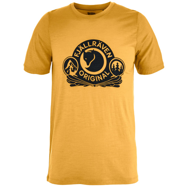 Fjällräven Abisko Wool Classic SS T-shirt uomo ocra M