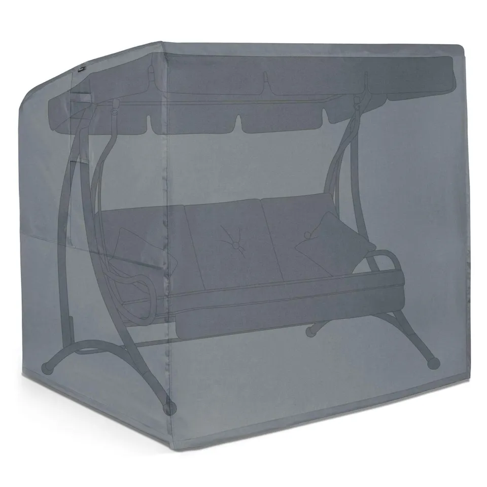 Vonhaus Copertura Mobili da Giardino Impermeabile Grigio Ardesia