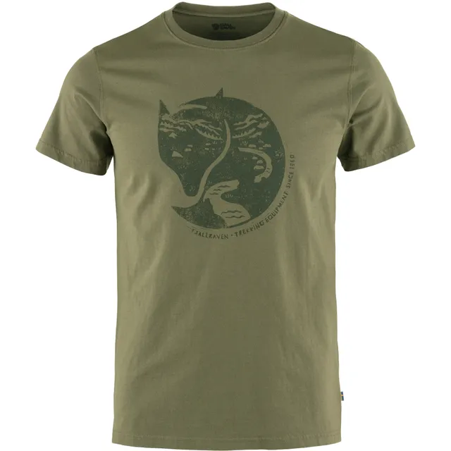 Fjällräven Arctic Fox maglietta cotone M verde