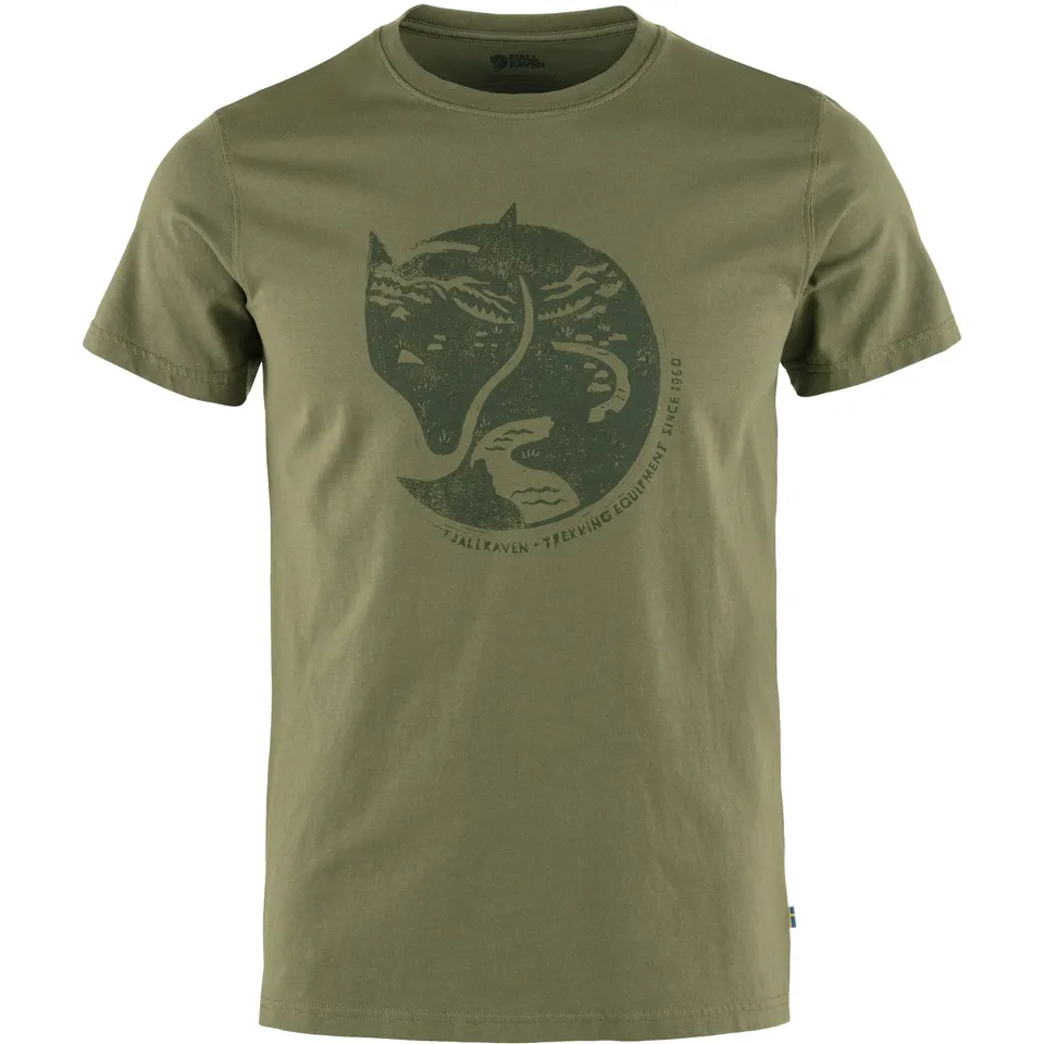 Fjällräven Arctic Fox maglietta cotone M verde